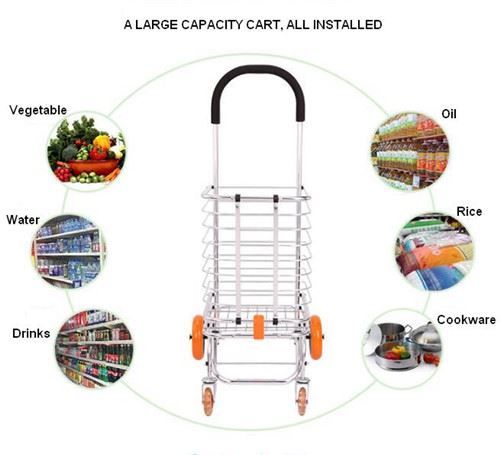 3 populars carros de la compra plegables produïts per Jiaxing Xingjie Machinery
